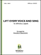 Lift Every Voice and Sing SATB choral sheet music cover